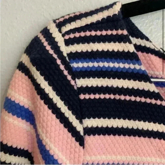 Lilly Pulitzer Bay Dress Striped Boatneck Knit- Medium - Picture 3 of 8